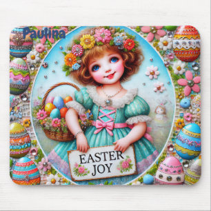 PAULINA ~ VINTAGE OSTERMADEL EIER ~ MOUSEPAD