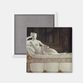 Pauline Bonaparte als Venus Triumphant, c.1805-08 Magnet (Vorderseite/Rückseite)