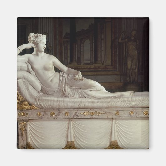 Pauline Bonaparte als Venus Triumphant, c.1805-08 Magnet (Vorne)