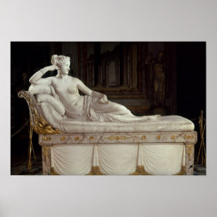 Pauline Bonaparte als Venus Triumphant, c.1805-08 Poster