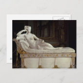 Pauline Bonaparte als Venus Triumphant, c.1805-08 Postkarte (Vorne/Hinten)