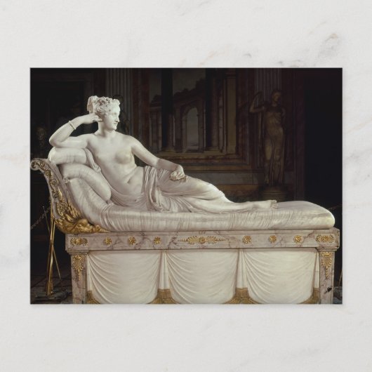 Pauline Bonaparte als Venus Triumphant, c.1805-08 Postkarte (Vorderseite)