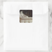 Pauline Bonaparte als Venus Triumphant, c.1805-08 Quadratischer Aufkleber (Tasche)