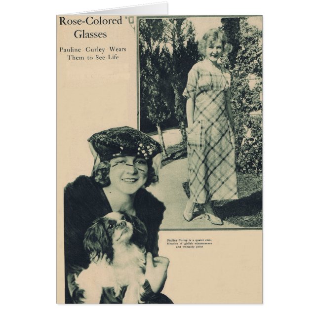 Pauline Curley 1919 (Vorne)