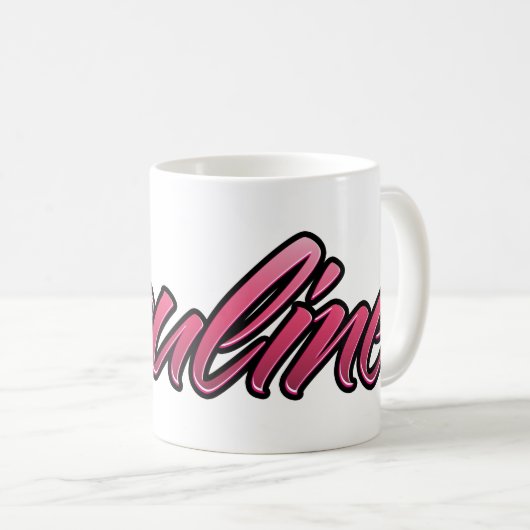 Pauline faded pink Tasse Teetasse Kaffeetasse (VorderseiteRechts)