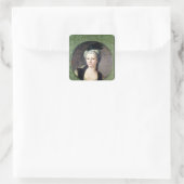 Pauline-Felicite de Nesle Countess Quadratischer Aufkleber (Tasche)