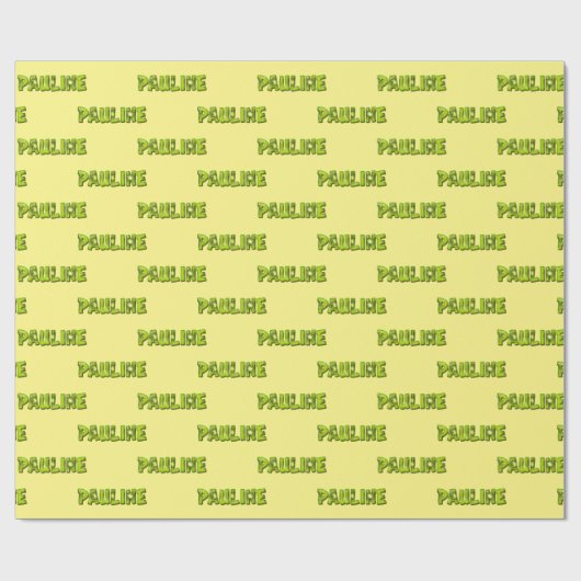 Pauline Kiwi Fruit Geschenk papier Geschenkpapier (Flach)