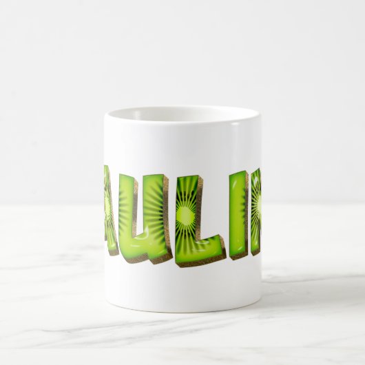 Pauline Name Kiwi Style Tasse Teetasse Kaffeetasse (Mittel)