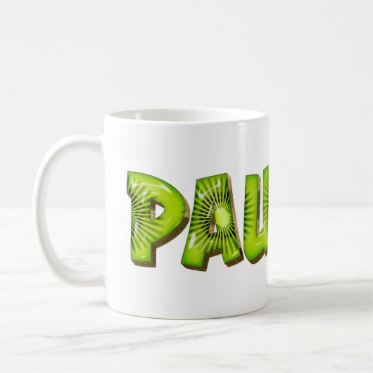 Pauline Name Kiwi Style Tasse Teetasse Kaffeetasse (Links)