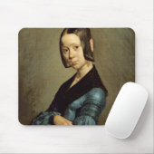 Pauline Ono in Blau, 1841-42 Mousepad (Mit Mouse)