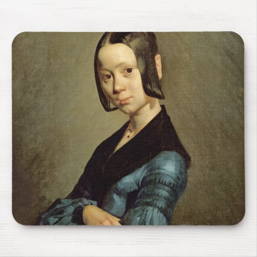 Pauline Ono in Blau, 1841-42 Mousepad (Vorne)