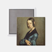 Pauline Ono in Blue, 1841-42 Magnet (Vorderseite/Rückseite)