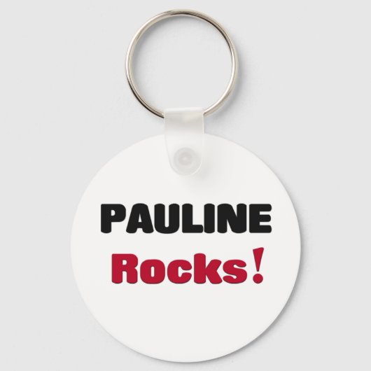 Pauline Rocks Schlüsselanhänger (Vorderseite)