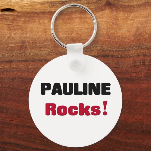 Pauline Rocks Schlüsselanhänger (Vorderseite)