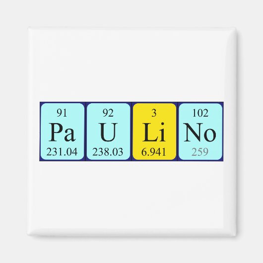 Paulino Periodenmagnet Magnet (Vorne)