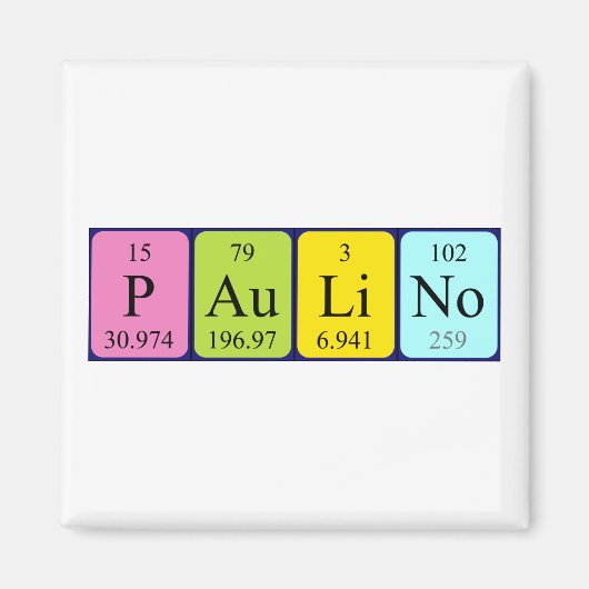 Paulino Periodenmagnet Magnet (Vorne)