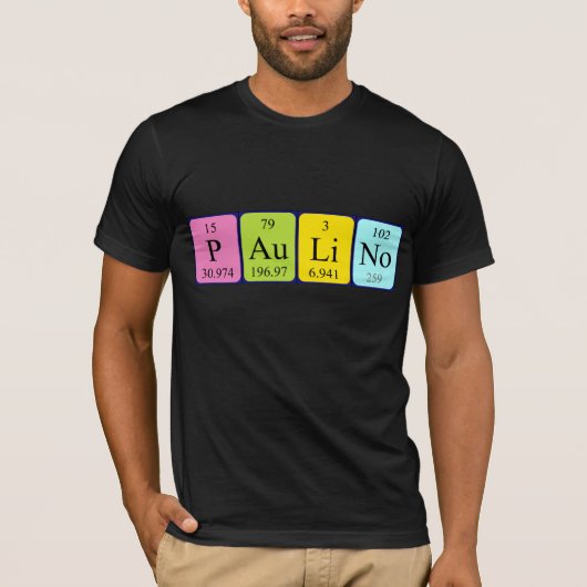 Paulino Periodenname Shirt (Vorderseite)
