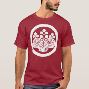 Paulownia mit 5-3 Blüten im Kreis T-Shirt