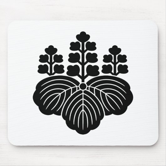 Paulownia with 5&7 blooms mousepad (Vorne)