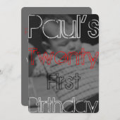 Paul's 21. Einladung (Vorne/Hinten)