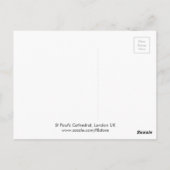 Paul's Cathedral, London UK Postcard Postkarte (Rückseite)