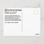 Paul's Cayuga Postcard Postkarte (Rückseite)