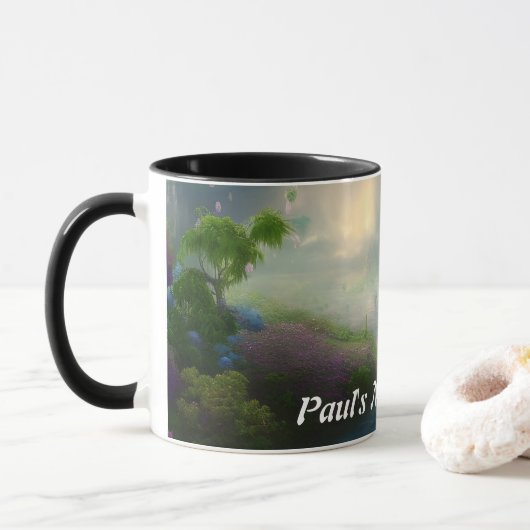 Paul's Morning Tee Personalisiert anpassbar Tasse (Mit Donut)
