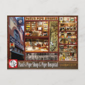 Paul's Pipe Museum Postcard Postkarte (Vorderseite)