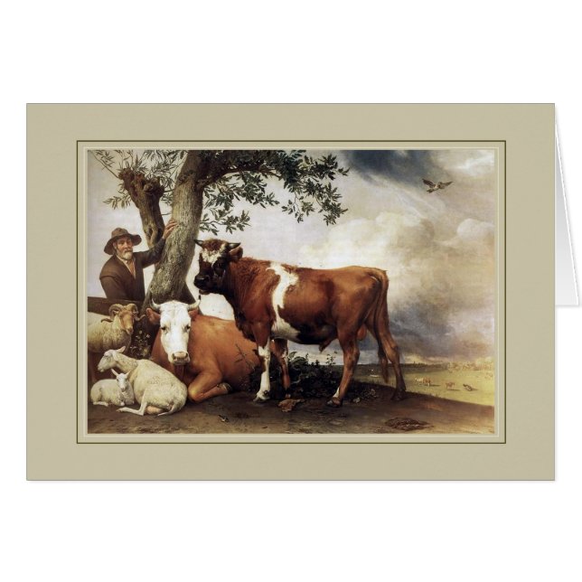 Paulus Potter, 'Junger Bulle' (Vorderseite (Horizontal))