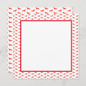 Pauschaleinladung, 5,25 x 5,25 einladung (Vorne/Hinten)