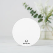 Pauschaleinladung, Größe: 5,25" x 5,25", Papier:M Einladung (Stehend Vorderseite)