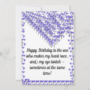 Pauschalreise-Card, sonnige romantische Geburtstag Feiertagskarte