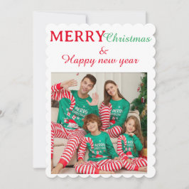 Pauschalreise-Karte, Größe: 5" x 7", Papier: Kraft Feiertagskarte