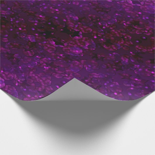 Pauschalreisen, Glitzer, Glühen, Konfetti, Sequenz Geschenkpapier (Ecke)