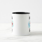 Pause, Atem, Reset Mindful Breathing Kunst Tasse (Zentrum)