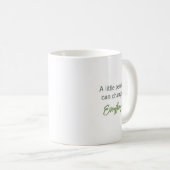 Pause Breathe Bloom Blumengestaltung  Kaffeetasse (VorderseiteRechts)