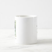Pause Breathe Bloom Blumengestaltung  Kaffeetasse (Mittel)