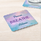 Pause, BREATHE, Untersetzer zulassen (angewinkelt)