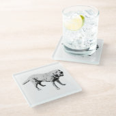 Pause Glasuntersetzer (Schrägansicht)