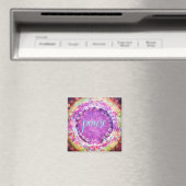 Pause Hübsche florale Inspirivity ONE WORD Trendy Magnet (In Situ (Geschirrspüler))