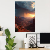 Pause im Sturm Poster (Heimbüro)