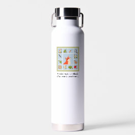Pause Kacheln Wasserflasche "Woodland Walk" 650ml Trinkflasche