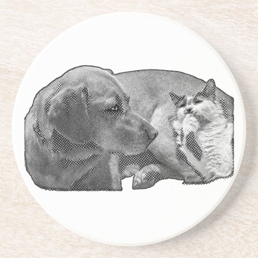 Pause, kleiner Pakt Getränkeuntersetzer (Vorne)