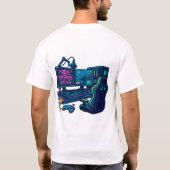 “Pause My Game to Be Here – Gaming Setup T-Shirt” T-Shirt (Rückseite)