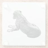 Pause neben einem Blick Glasuntersetzer (Rückseite)