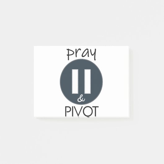 Pause PIVOT Post-it Klebezettel (Vorderseite)