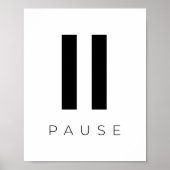 Pause Poster (Vorne)