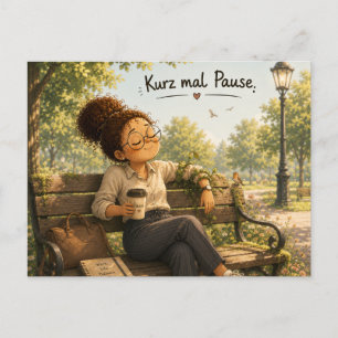 Pause Postkarte