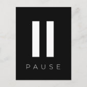 Pause Postkarte (Vorderseite)