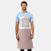 PAUSE PRAY PROCEED CHRISTLICH SCHÜRZE (Getragen)